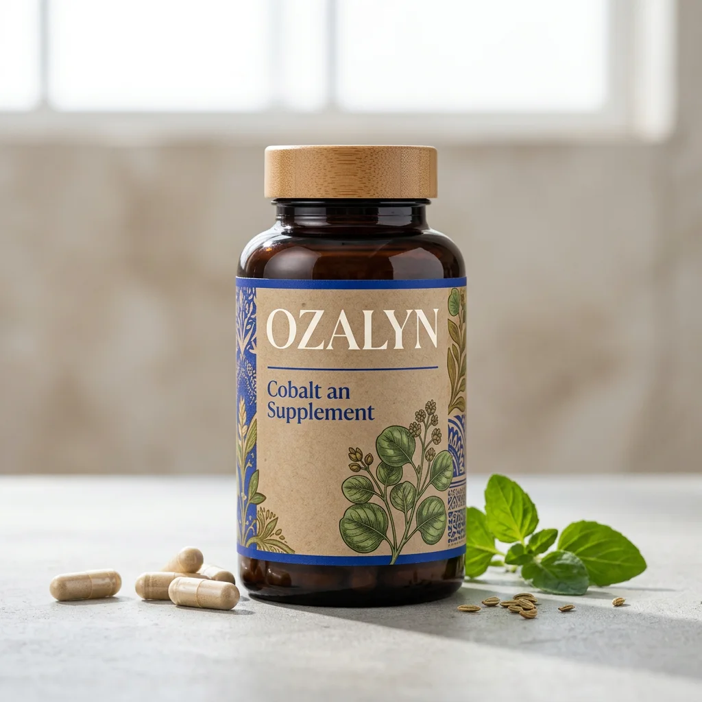 Ozalyn donkerpaarse fles plantaardig voedingssupplement
